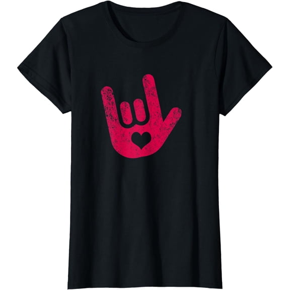 ASL Sign Language "I Love You" Sign T-Shirt