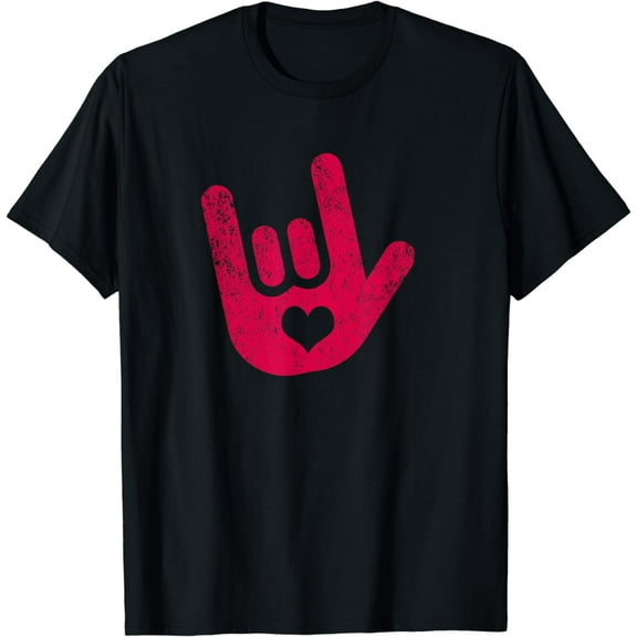 ASL Sign Language "I Love You" Sign T-Shirt