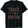 thumbnail image 1 of ASL Teach Love Inspire - Sign Language Teacher Gift T-Shirt, 1 of 4
