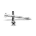 thumbnail image 1 of ASMC Industrial No.6-18 x 1 in. Square Drive Pan Head Type A Sheet Metal Screw, Low Carbon Steel - Zinc Plated - 4500 Piece, 1 of 1