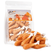 ASMPET Chicken Wrap Sticks, Healthy Dog Treats, Calcium Bone, Training Treats for All Dog Sizes, 10.6 oz