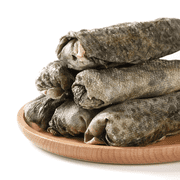 ASMPET Rawhide Free Dog Treats, Natural Teeth Cleaning Cod Skin Dog Chew for All Size 6pcs, 10.6oz