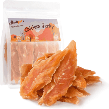 ASMPET Chicken Jerky for Dogs | Low Fat Chicken Tender Treats for Small Medium Large Dogs, 11oz