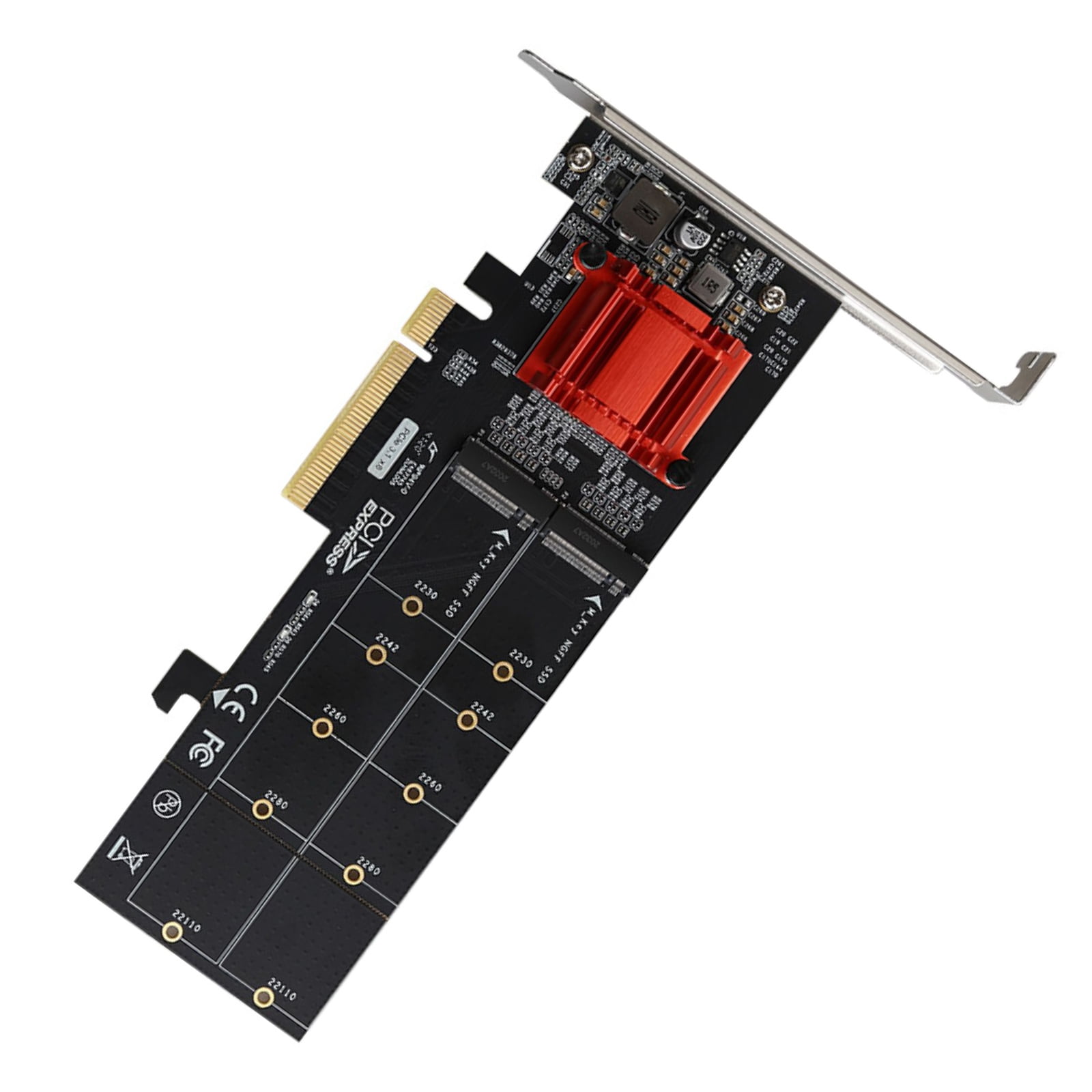 ASMedia ASM2812 Dual M.2 PCIe Adapter Seamless Integration with Modern Motherboards for High-Speed Storage Demands