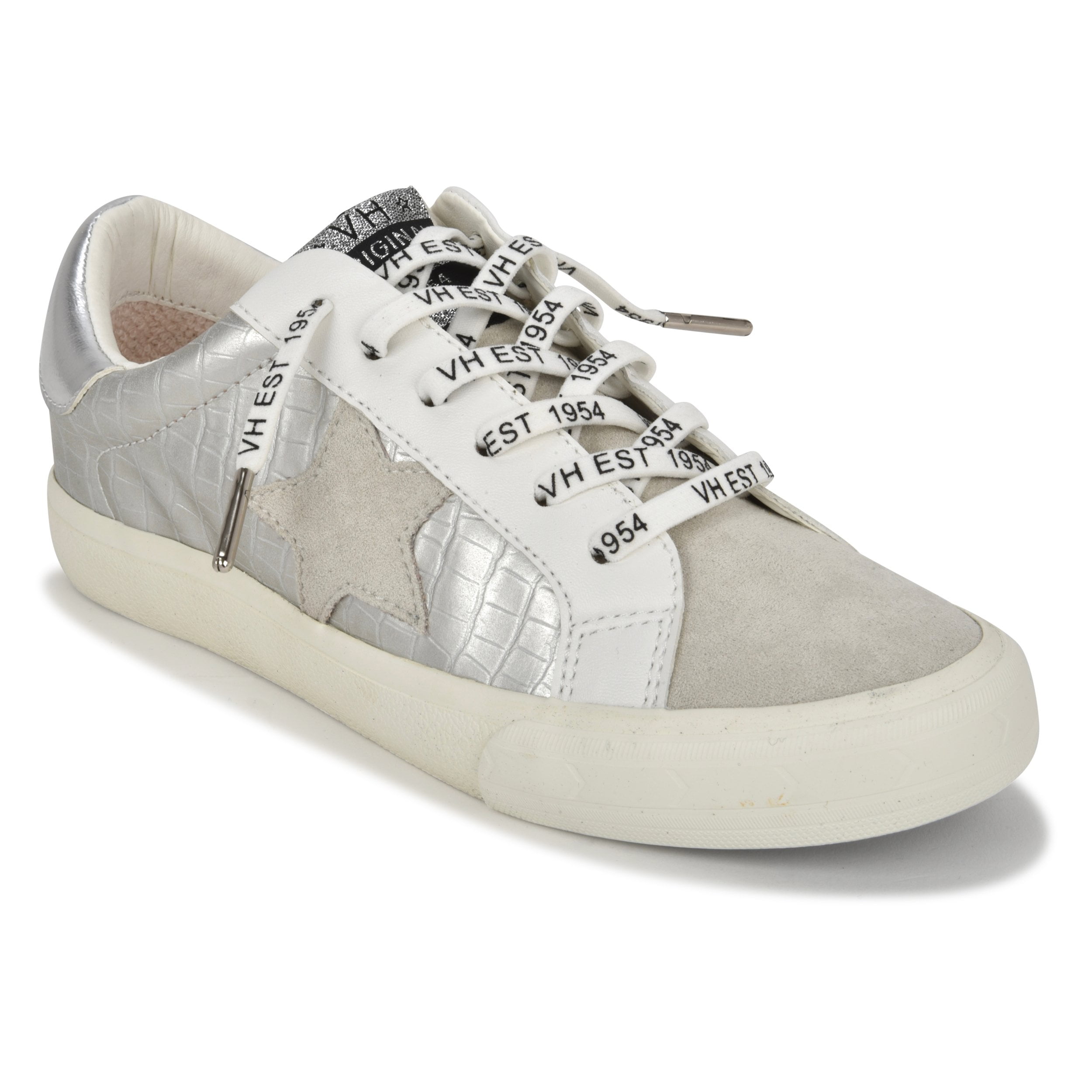 ASNY VINTAGE HAVANA GRANDE SILVER CROCO SNEAKERS - Walmart.com