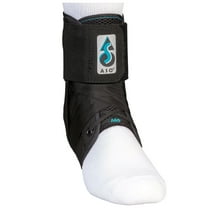 ASO Ankle Support Foot Brace, Lace Up, Fits 11 in. to 12 in. Ankle, Small, Black, 1 Ct