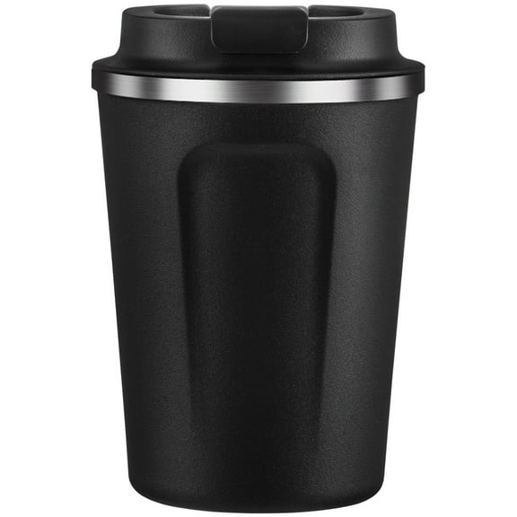 ASOBU BF22BK 13-Ounce Cafe Compact Insulated Travel Mug (Black), 843631169612