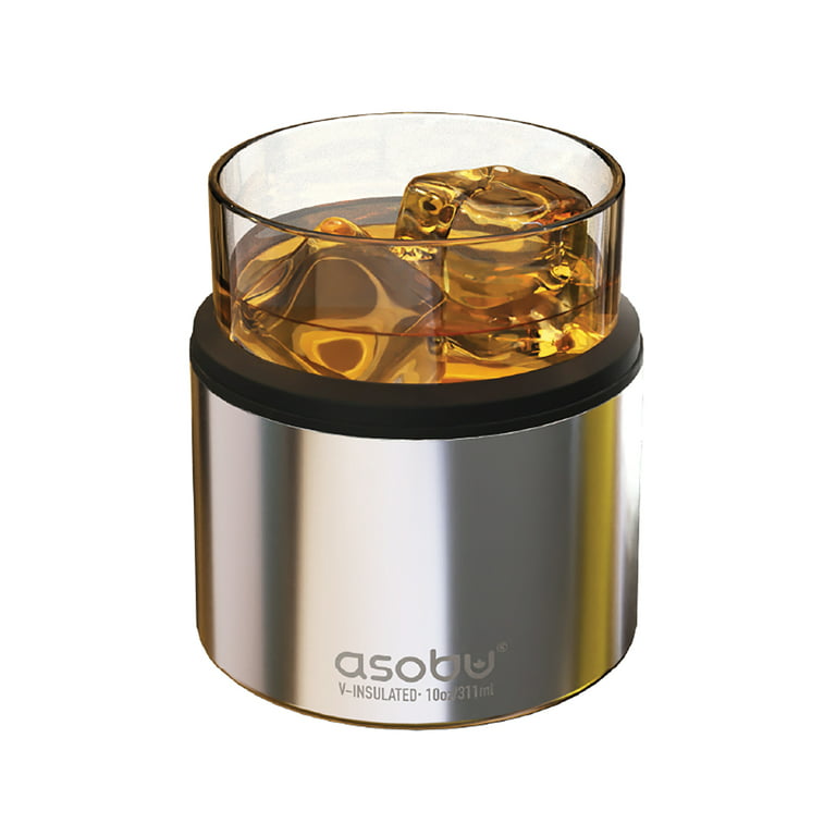 Whiskey Glass With Insulated Stainless Steel Sleeve