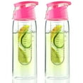 thumbnail image 1 of ASOBU Pure Flavor 2 Go (Pink), 2 Pack, 1 of 2