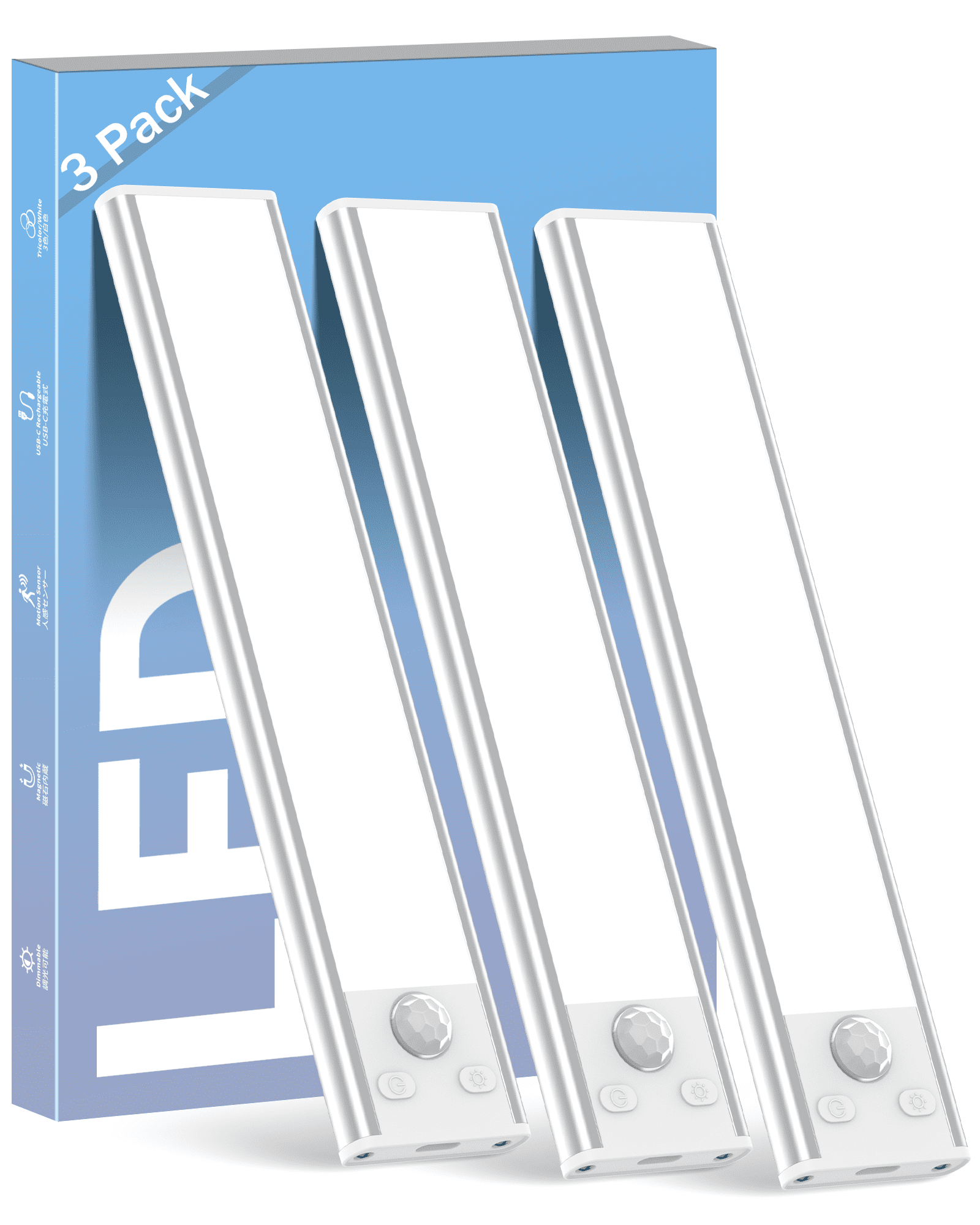 ASOKO Under Lights Motion Sensor Light Indoor USBC