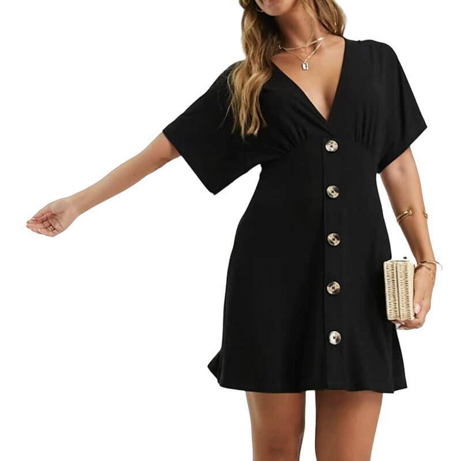 black mini tea dress Black Sofia Mini Tea Dress – Never Fully Dressed
