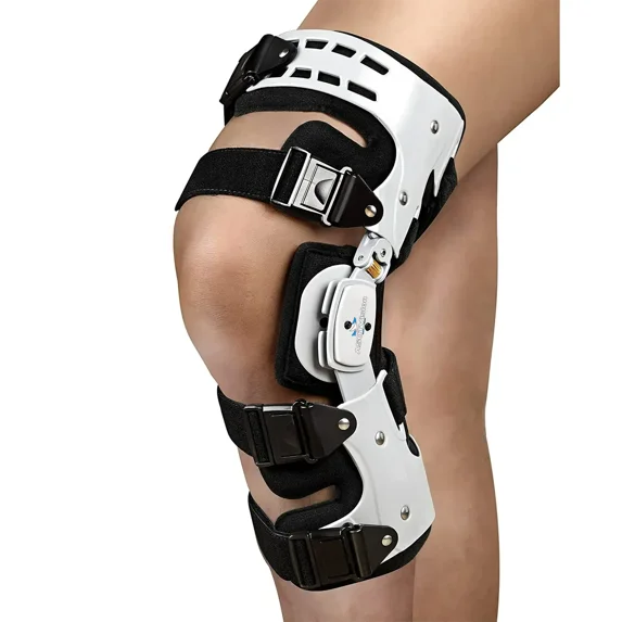 ASOTVision OA Unloader Knee Brace for Men and Women – Adjustable Support for Meniscus Tear, Arthritis, Osteoarthritis, Post-op Pain Relief (Right)