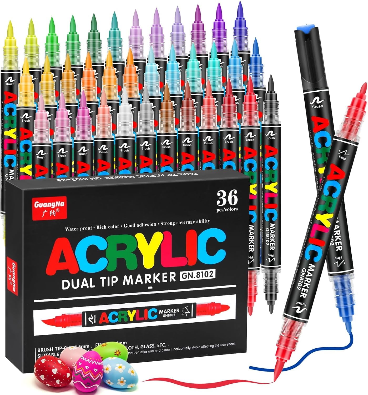 Grabie Acrylic Paint Pen Black Crayon Acrylique Grabie Acrylic