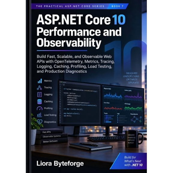 The Practical ASP.NET Core ASP.NET Core 10 Performance and Observability: Build Fast, Scalable Web APIs with OpenTelemetry, Caching, Profiling, Loa, Book 7, (Paperback)