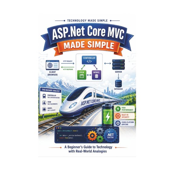 Technology Made Simple ASP.Net Core MVC: A Beginner's Guide to Technology with Real-World Analogies, (Paperback)