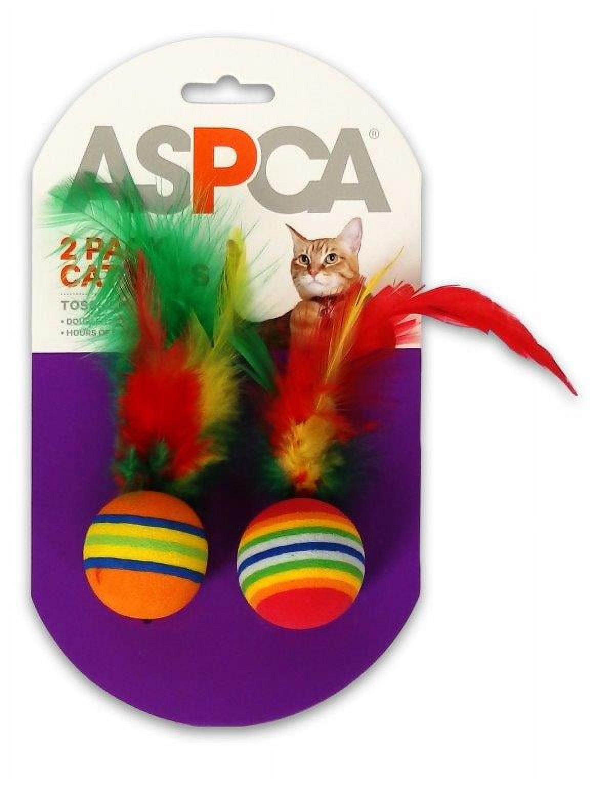 ASPCA Foam Ball Cat Toys, 2Pack, Red