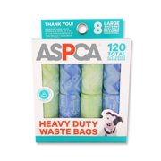 ASPCA Fresh Mountain Scented Heavy Duty Pet Waste Bags in a Box, Doodle Print, 120 ct