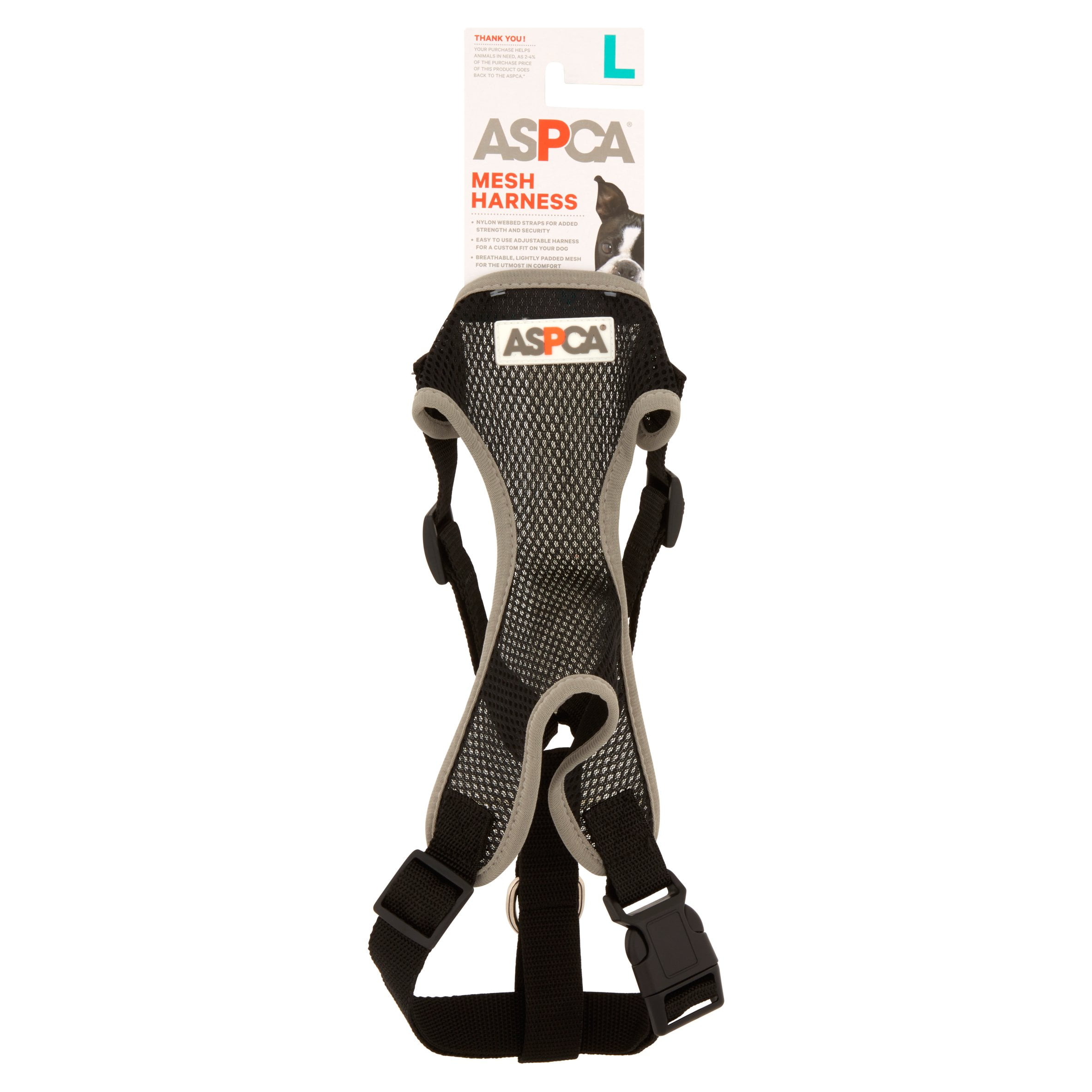 ASPCA Mesh Harness Large Teal Walmart