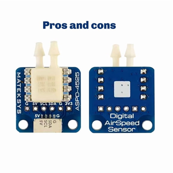 ASPD-4525 Digital Airspeed Sensor 4-6V DC for F405/F411/F722-Wing Flight Controller RC FPV Racing Drone,1 x FPV Sensor