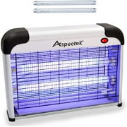 ASPECTEK 20W Bug Zapper, Electronic Indoor Insect Killer, Fly Zapper, Mosquito Killer-Indoor Use Including Free 2 Pack Replacement Bulbs