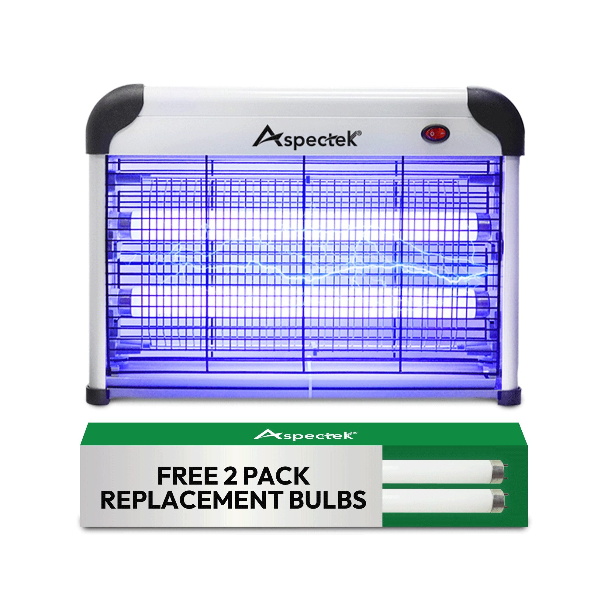 ASPECTEK Bug Zapper Powerful 20W Electronic Insect Indoor Zapper, Fly