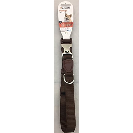 ASPEN Signature Adjustable Collar, Mocha, 5/8" x 10-16"