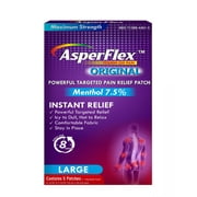 ASPERFLEX™  ORIGINAL PAIN RELIEF PATCH MENTHOL 7.5% - 5 Patches