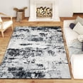 thumbnail image 1 of ASPILLOW 4'x6' Area Rugs for Living Room Washable Non-Slip Rug Ultra-Soft Indoor Modern Carpet, White and Black Rug, 1 of 6
