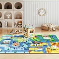 thumbnail image 1 of ASPILLOW Kids Rug Playmat, Non-Slip Washable Floor Carpet,Seasons Map Rug for Playroom Classroom Kids Room,4x5ft, 1 of 7