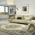 thumbnail image 1 of ASPILLOW Machine Washable Area Rug 5x7 Brown Soft Anti-slip Carpet Vintage Inspired Distressed Low Pile for Living Room Dining Room Bedroom Den, 1 of 8