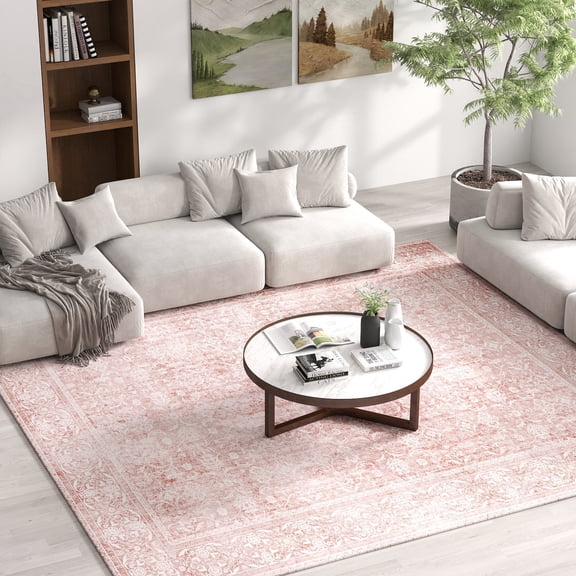 ASPILLOW Area Rug 5x7 Washable Soft Stain Resistant Butterfly Print Carpet for Living Room Dining Room Bedroom Den