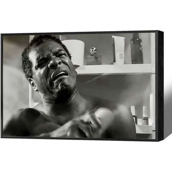 ASPORIC Funny Bathroom Wall Art for Room Aesthetics Friday Movie Posters 90s Black White Toilet Poster Cool Wall Decor Art Print Canvas Posters for Room (Unframed 24x20 inches)