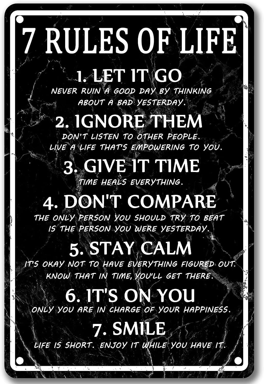 AXCISXK Ski Inspirational Quotes Metal Tin Sign - Retro Vintage Design, 8x12 Inches, Funny Wall Art
