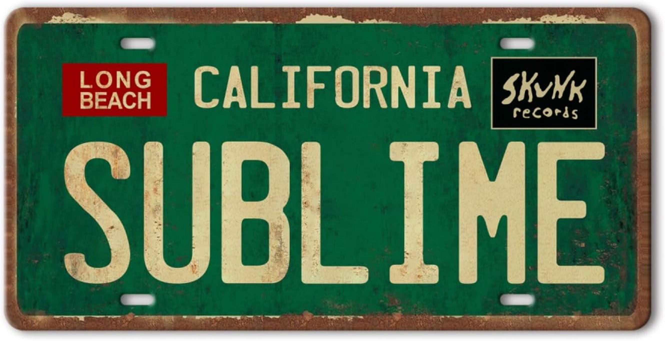 ASPORIC Vintage Metal Tin Sign Long Beach California Sublime Poster ...