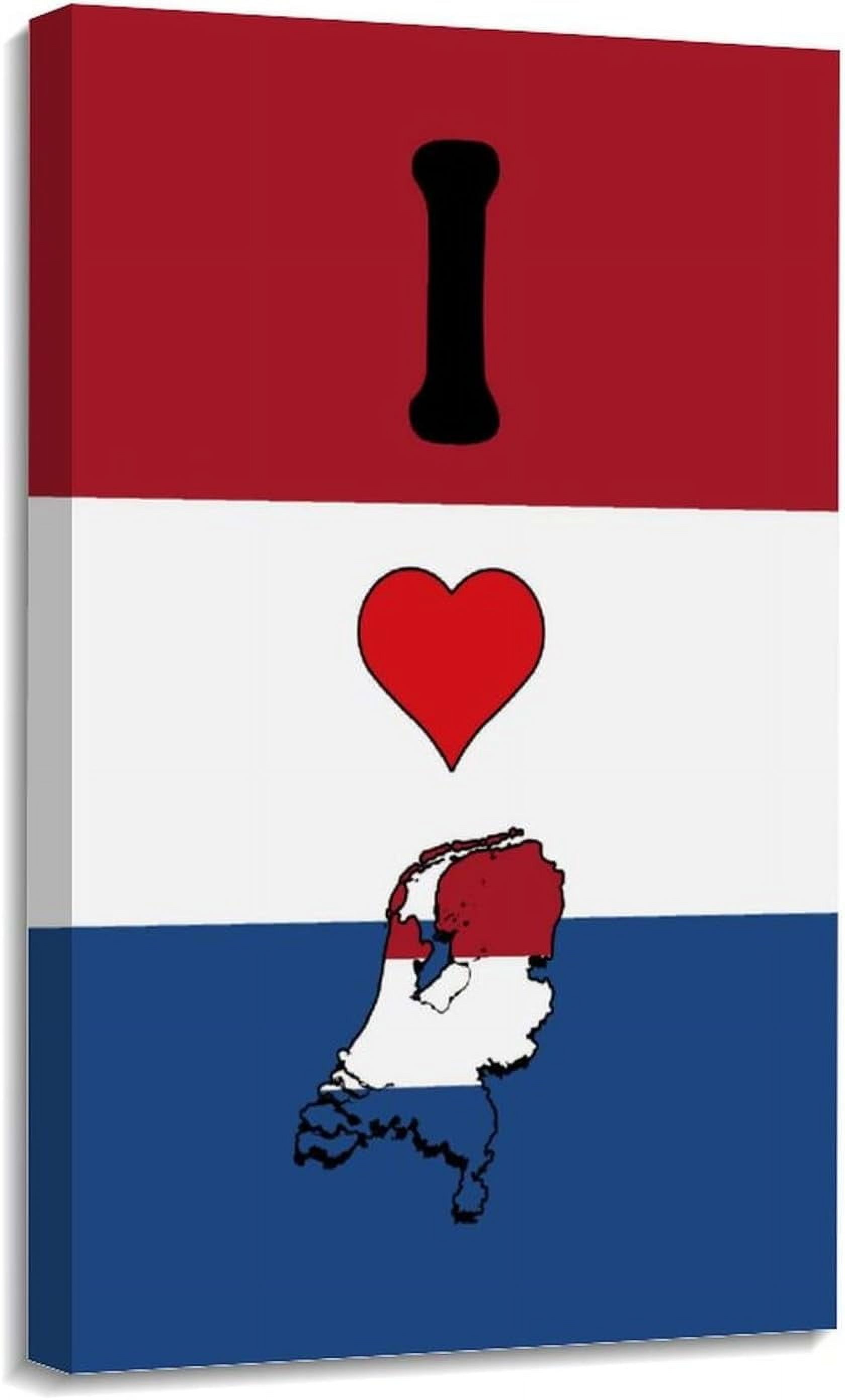 ASPORIC Wall Prints I Love My Country,Rwanda Canvas Print Wall Art ...