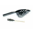 thumbnail image 1 of ASR Outdoor 14 Inch Black Metal Detecting Tool Sand Scoop with Coin Probe, 1 of 4