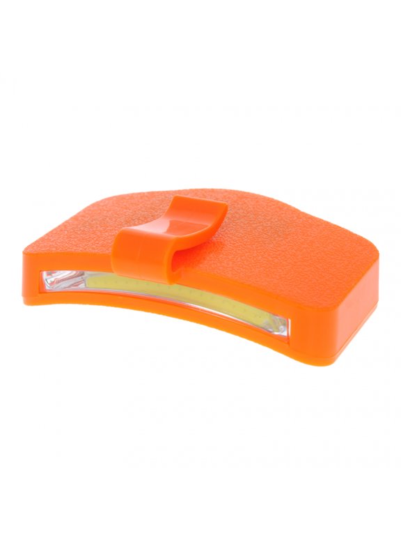 200 Lumen LED Camping Backpacking Clip On Hat - Orange
