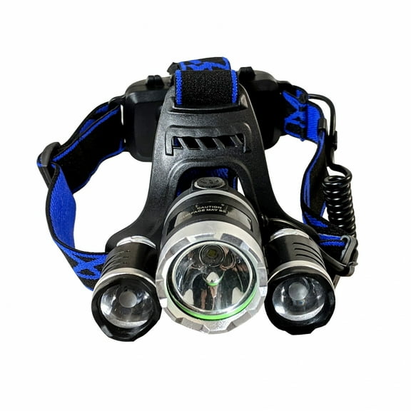 ASR Outdoor 4-Stage 30w LED Headlamp, Rechargeable 2250 Lumen Ultrabright LED Light