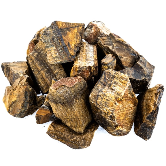 ASR Outdoor 5lb Rough Tiger Eye Gemstone Paydirt Bag Gold Panning Kit