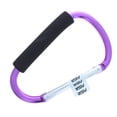 thumbnail image 1 of ASR Outdoor 7 Inch Jumbo Aluminum Carabiner Hiking Cushion Grip - Pink, 1 of 6