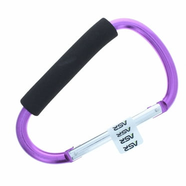 ASR Outdoor 7 Inch Jumbo Aluminum Carabiner Hiking Cushion Grip - Pink