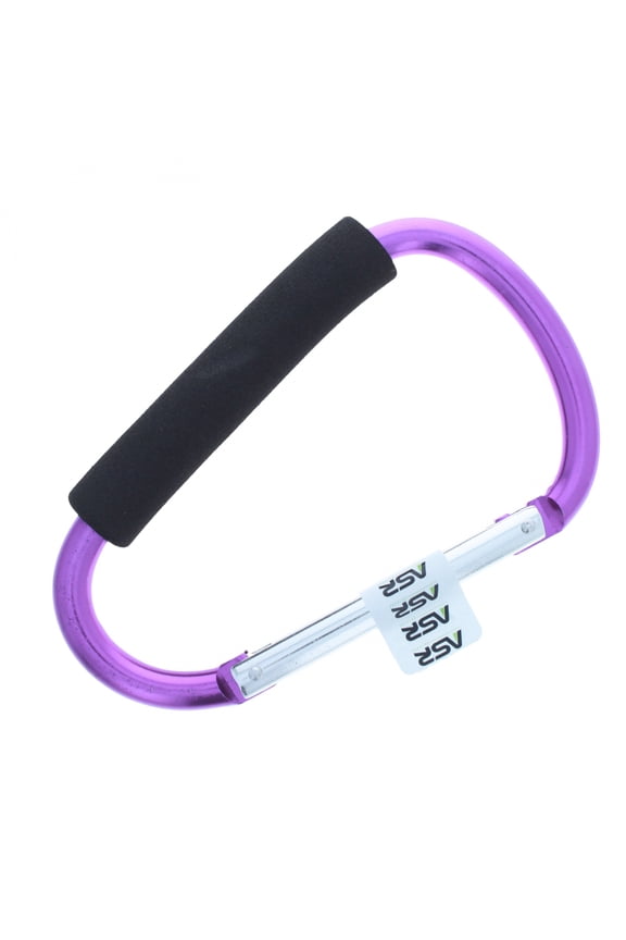 7 Inch Jumbo Aluminum Carabiner Hiking Cushion Grip - Pink
