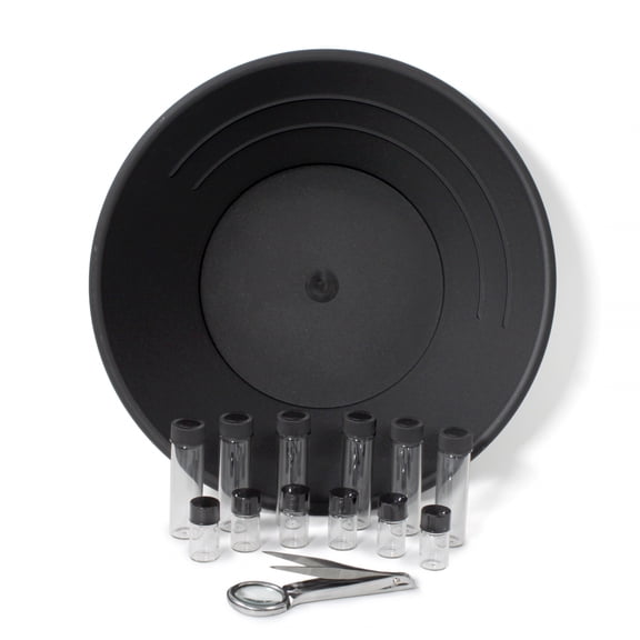 ASR Outdoor Black Gold Panning Kit Metal Detector 14 Piece
