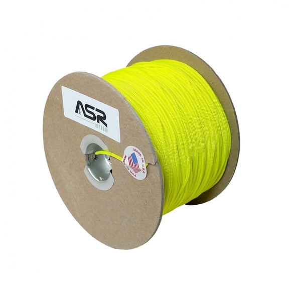 ASR Outdoor Cord 325lb Survival Sport Tactical Polyester Sleeved Rope - Yellow 500ft