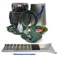 thumbnail image 1 of ASR Outdoor Deluxe 50" Aluminum Folding Sluice Box Gold Panning Backpack Kit, Black, 1 of 10