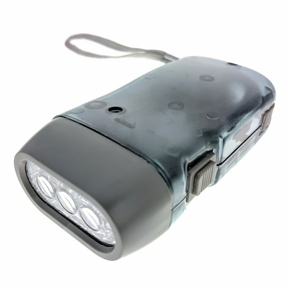 ASR Outdoor Emergency Motion 3 LED Dynamo Squeeze Action Rechargeable Flashlight - No Batteries