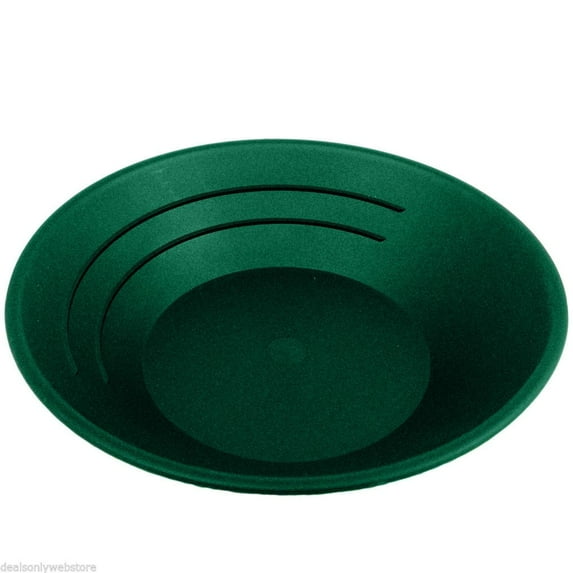 ASR Outdoor Gold Rush Prospecting Pan - Gravity Trap Green 14 Inch