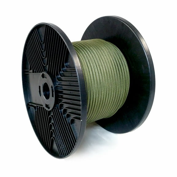 ASR Outdoor Survival OD Green Paracord Rope Breaking Point 550 Pounds - 500 ft