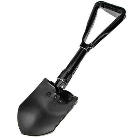 ASR Outdoor Tri Fold Steel Shovel Multi Functional Outdoor Use 23 Inch