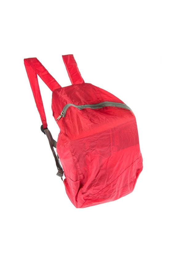 Water Resistant Collapsible Day Pack - Red